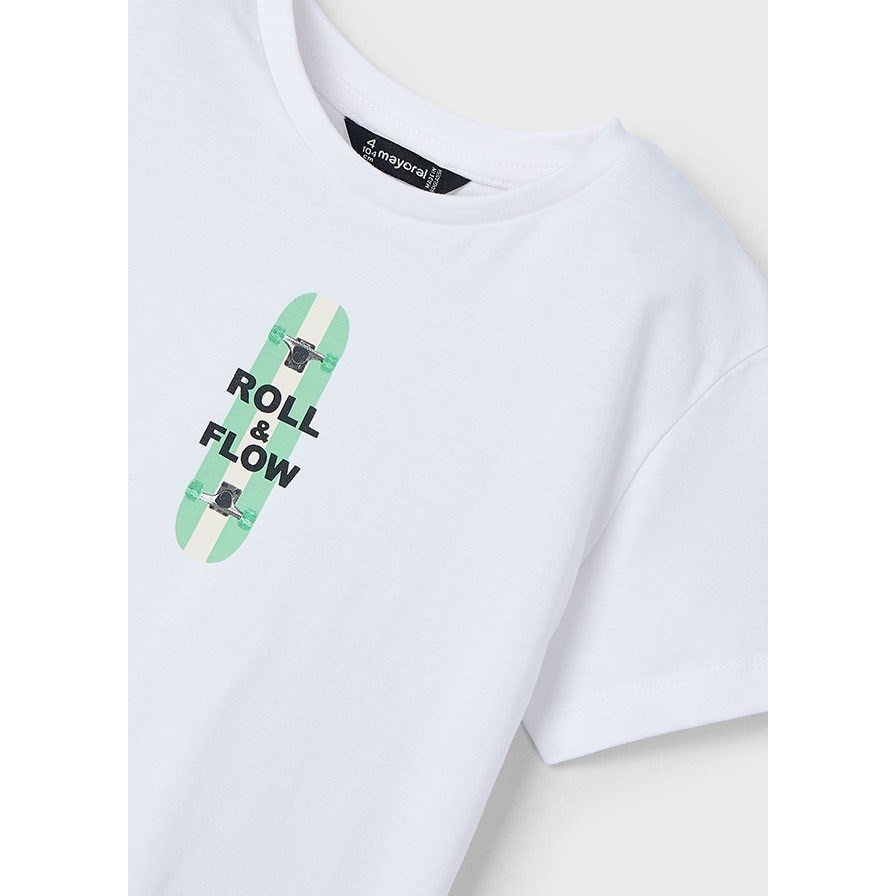 Mayoral Yazlık Erkek Kısa Kol T-shirt Beyaz