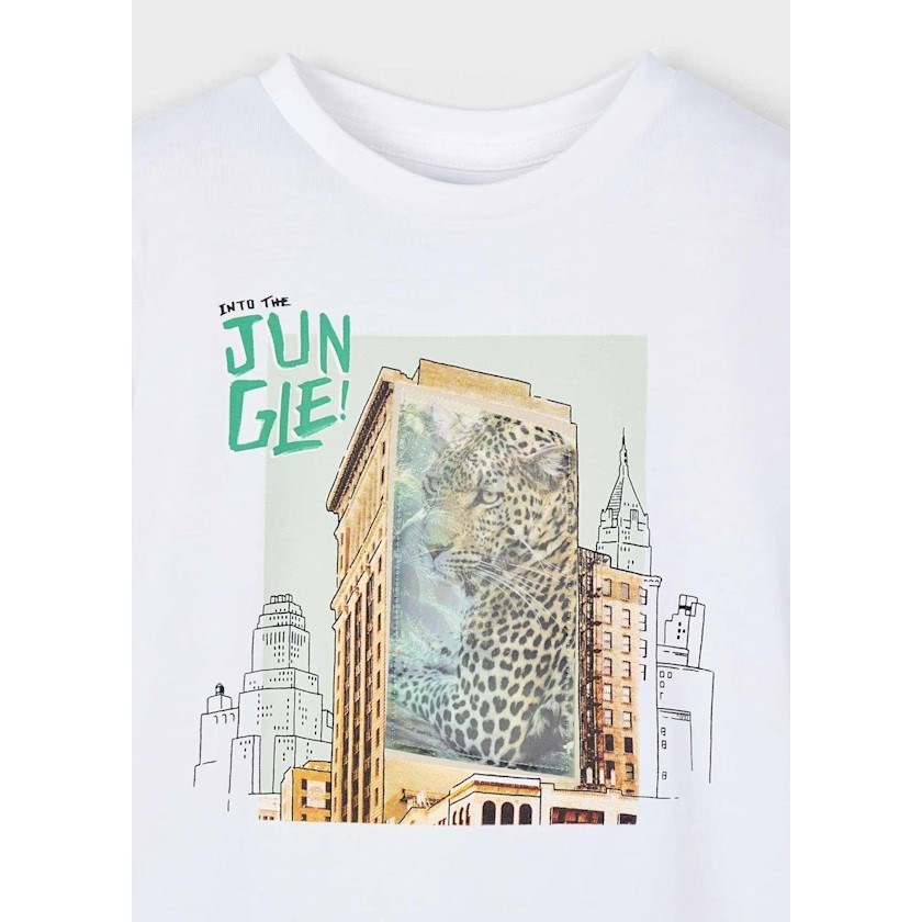 Mayoral Yazlık Erkek Kısa Kol T-shirt Beyaz