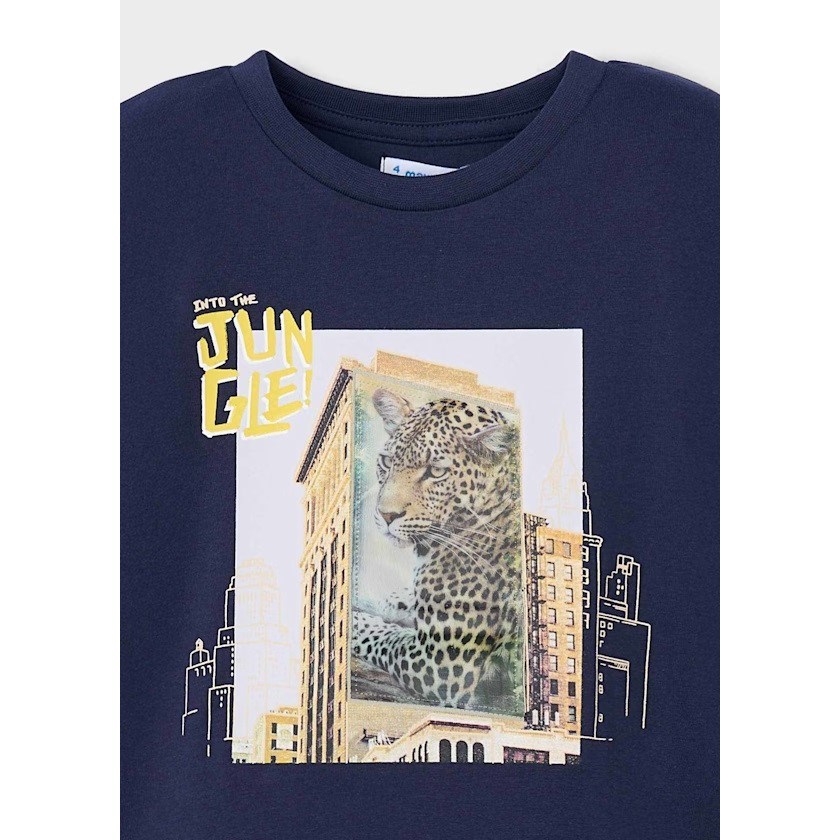 Mayoral Yazlık Erkek Kısa Kol T-shirt Koyu Mavi