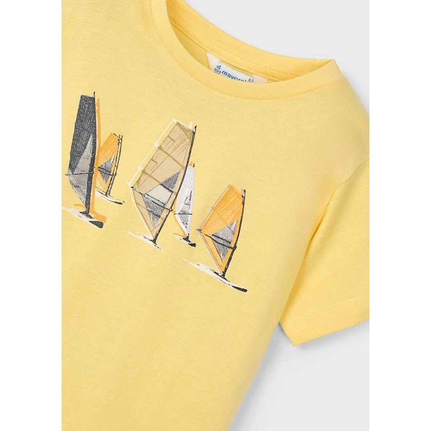 Mayoral Yazlık Erkek Kısa Kol T-shirt 2'li Set Sarı