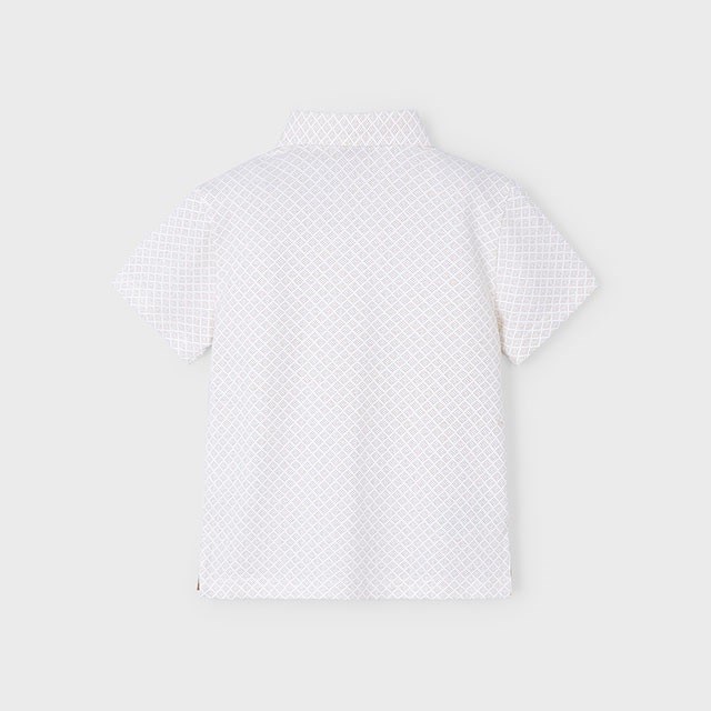 Mayoral Yazlık Erkek Polo Yaka Kısa Kol T-shirt Krem