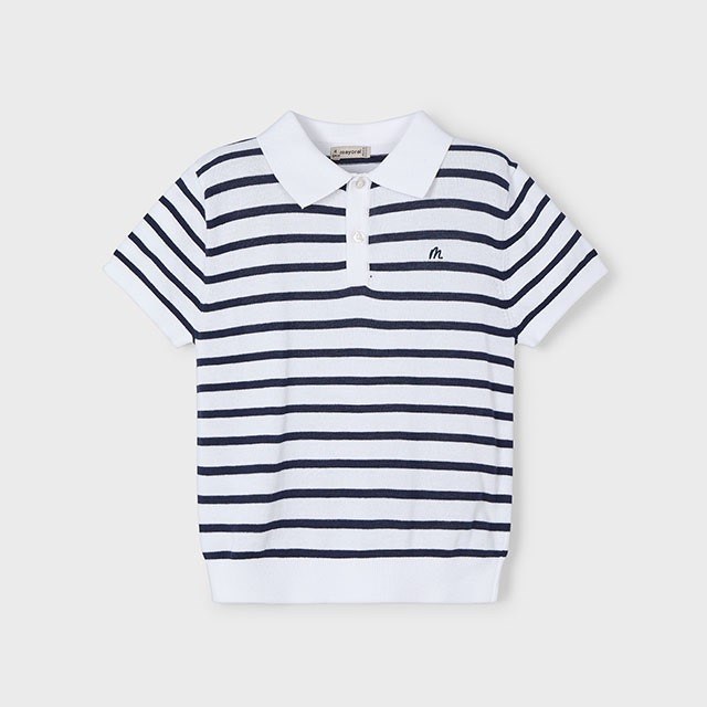 Mayoral Yazlık Erkek Polo Yaka Kısa Kol T-shirt Beyaz