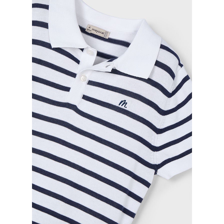 Mayoral Yazlık Erkek Polo Yaka Kısa Kol T-shirt Beyaz