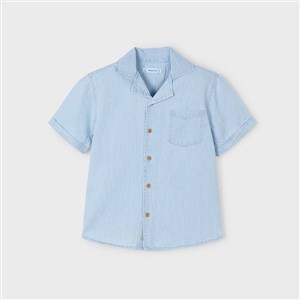 Mayoral Yazlık Erkek Kısa Kol Denim Gömlek