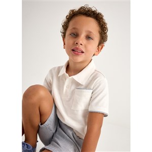 Mayoral Yazlık Erkek Polo T-shirt Kumaş Bermuda Set