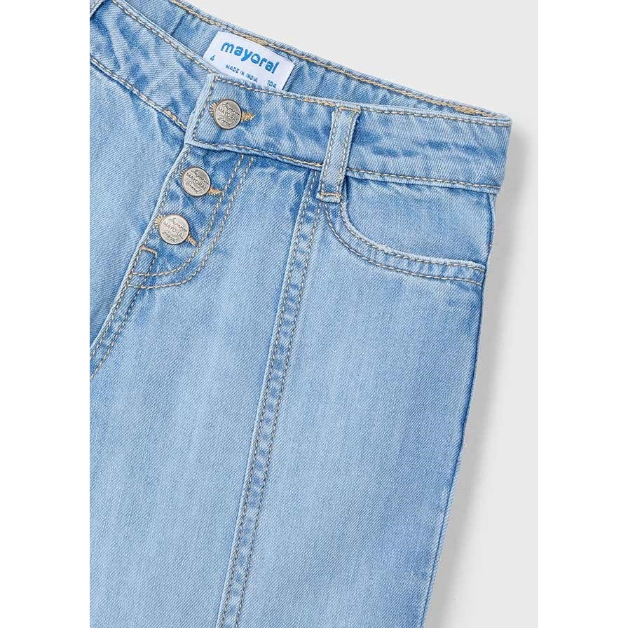 Mayoral Yazlık Kız Denim Pantolon Mavi