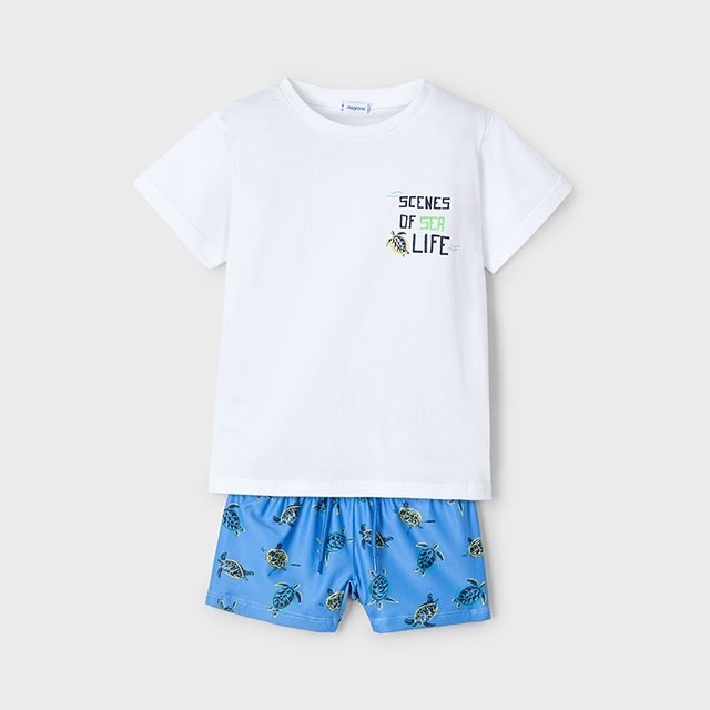 Mayoral Yazlık Erkek T-shirt Mayo 2'li Set Mavi