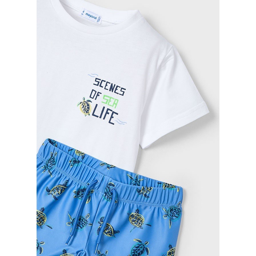Mayoral Yazlık Erkek T-shirt Mayo 2'li Set Mavi