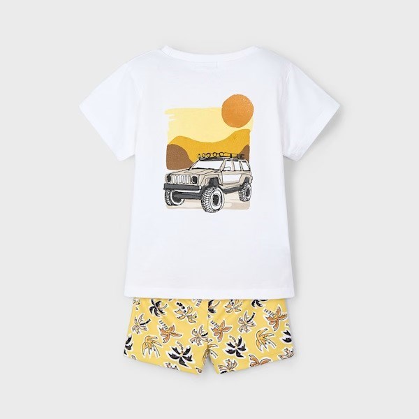 Mayoral Yazlık Erkek T-shirt Mayo 2'li Set Sarı