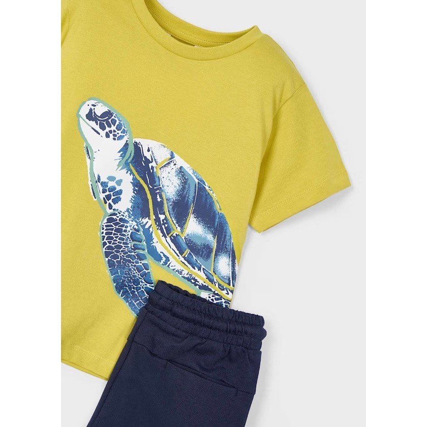 Mayoral Yazlık Erkek T-shirt Şort 2'li Set Sarı
