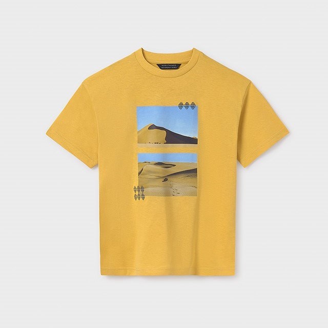 Mayoral Yazlık Erkek Kısa Kol T-shirt Sarı