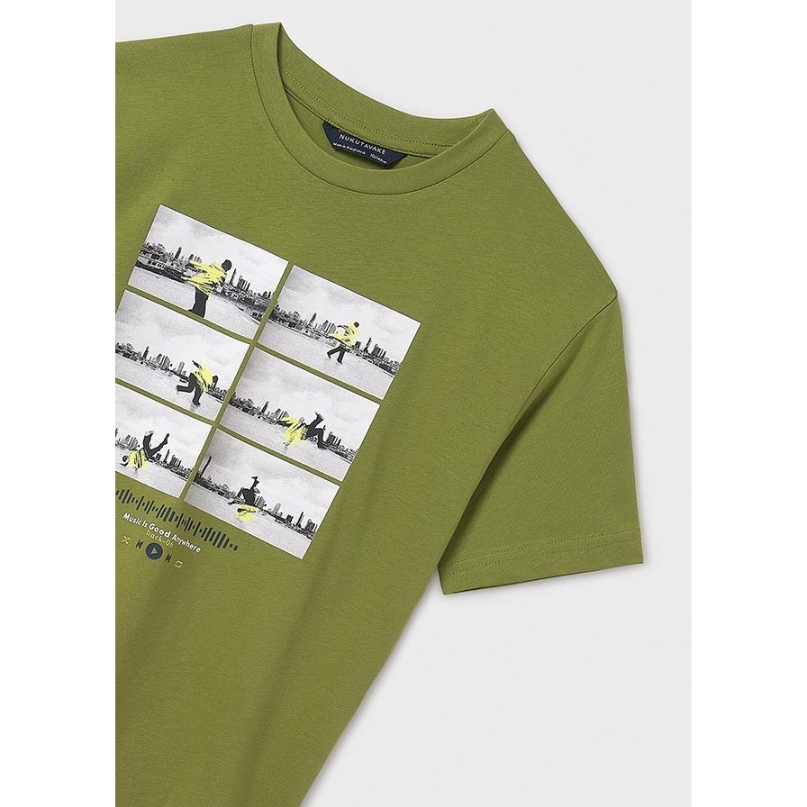 Mayoral Yazlık Erkek Kısa Kol T-shirt Yeşil