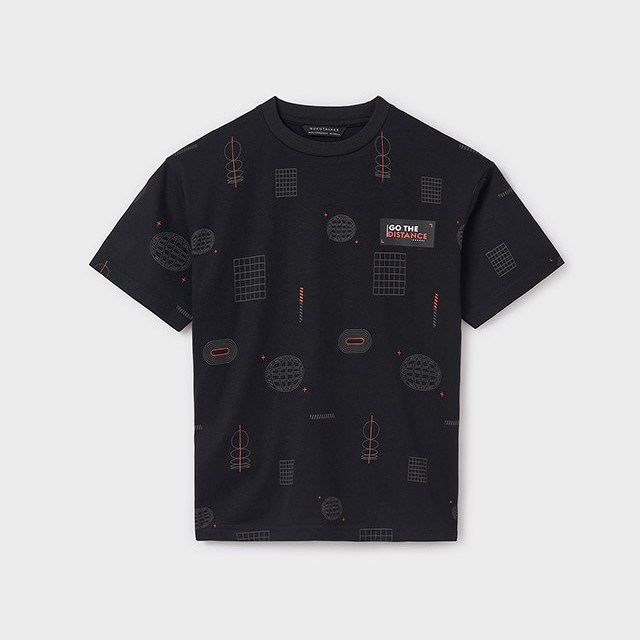 Mayoral Yazlık Erkek Kısa Kol T-shirt Siyah