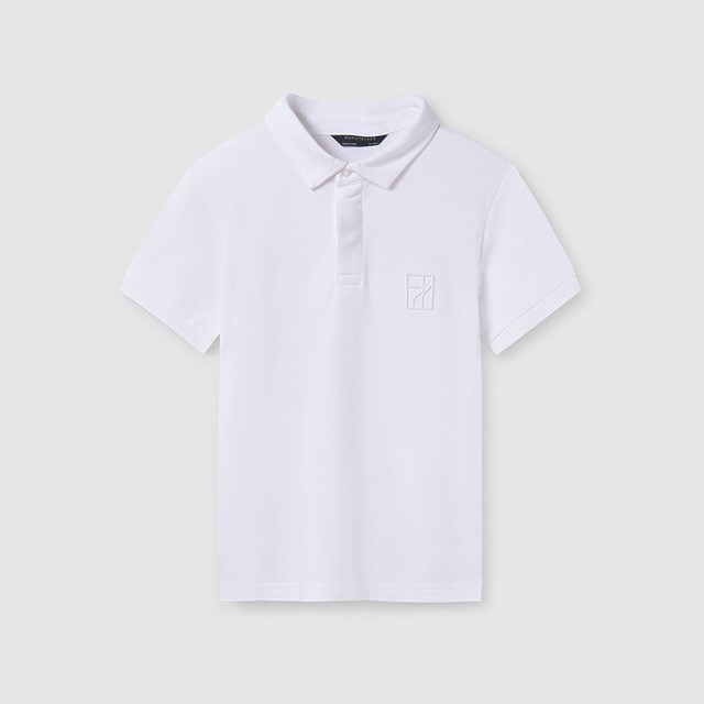 Mayoral Yazlık Erkek Polo Yaka Kısa Kol T-shirt Beyaz