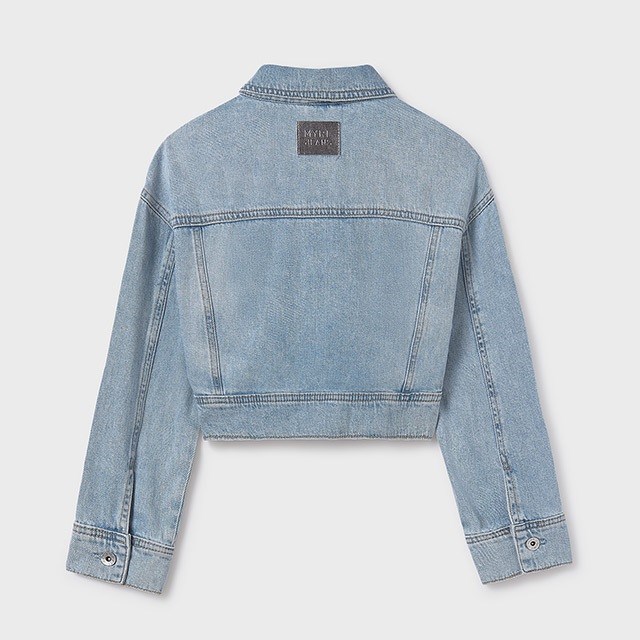 Mayoral Yazlık Kız Denim Ceket Mavi