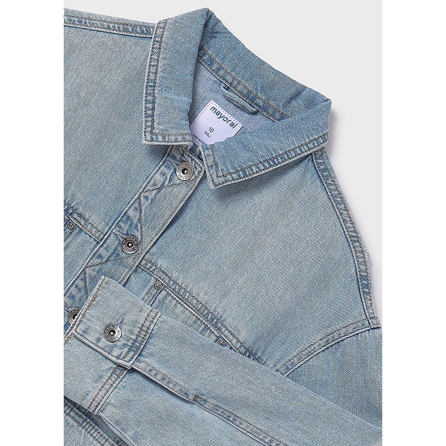 Mayoral Yazlık Kız Denim Ceket Mavi
