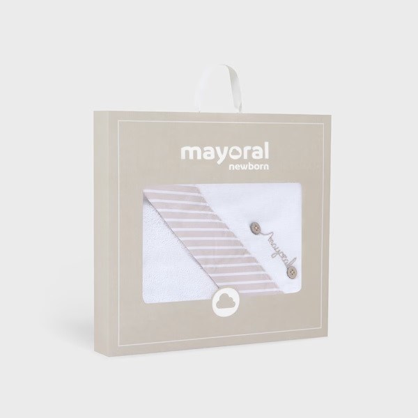 Mayoral Bebek Banyo Havlusu Krem