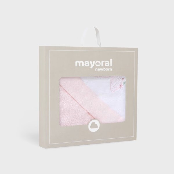 Mayoral Bebek Banyo Havlusu Pembe