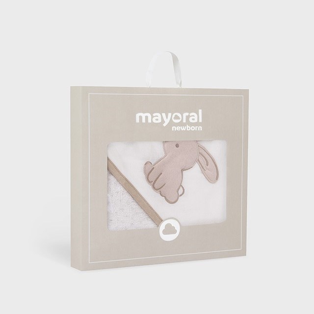 Mayoral Bebek Banyo Havlusu Krem