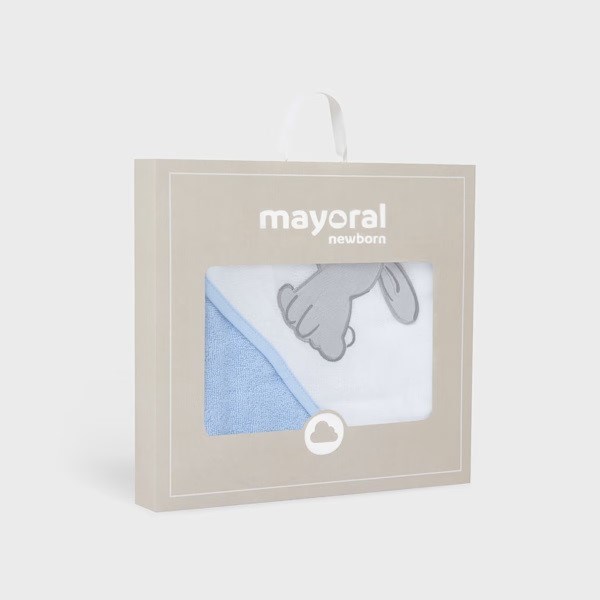 Mayoral Bebek Banyo Havlusu Mavi