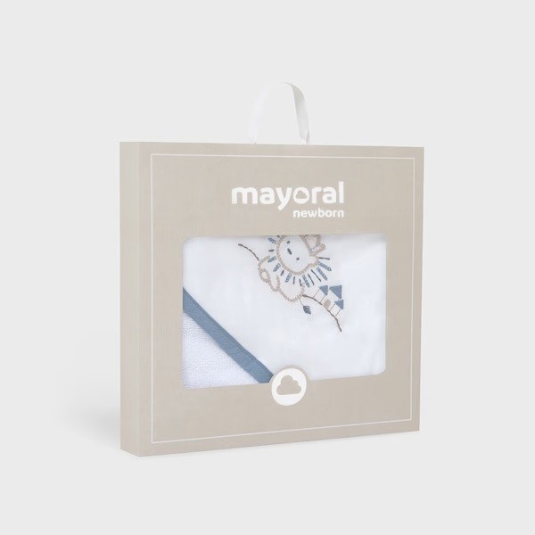 Mayoral Bebek Banyo Havlusu Beyaz