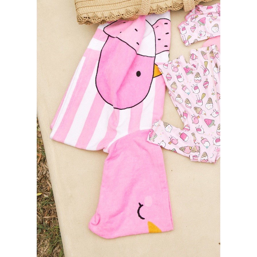 Mayoral Yazlık Kız Bebek Plaj Havlusu Pembe