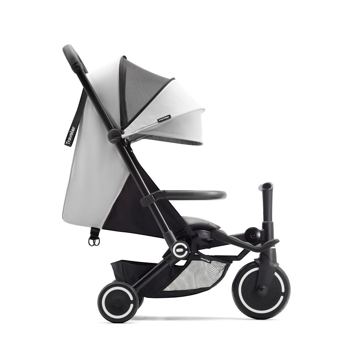 SmarTrike Traveler Hepsi Bir Arada Aktif Kabin Boy Bebek Arabası ve Bisiklet (6 Ay – 4 Yaş) - Everes 