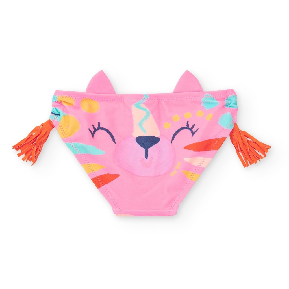 Tuc Tuc Yazlık Kız Bikini Altı Pembe