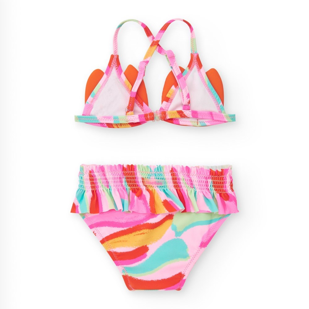 Tuc Tuc Yazlık Kız Bikini Pembe