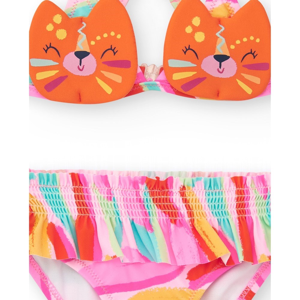 Tuc Tuc Yazlık Kız Bikini Pembe