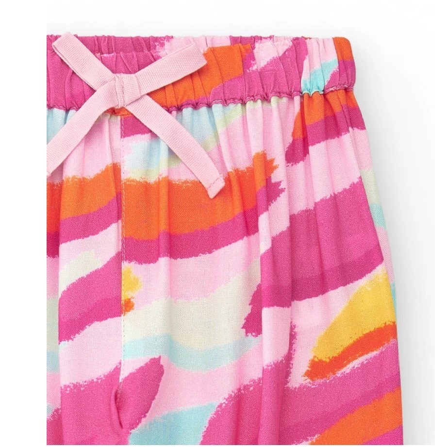 Tuc Tuc Yazlık Kız Çocuk Pantolon Pembe