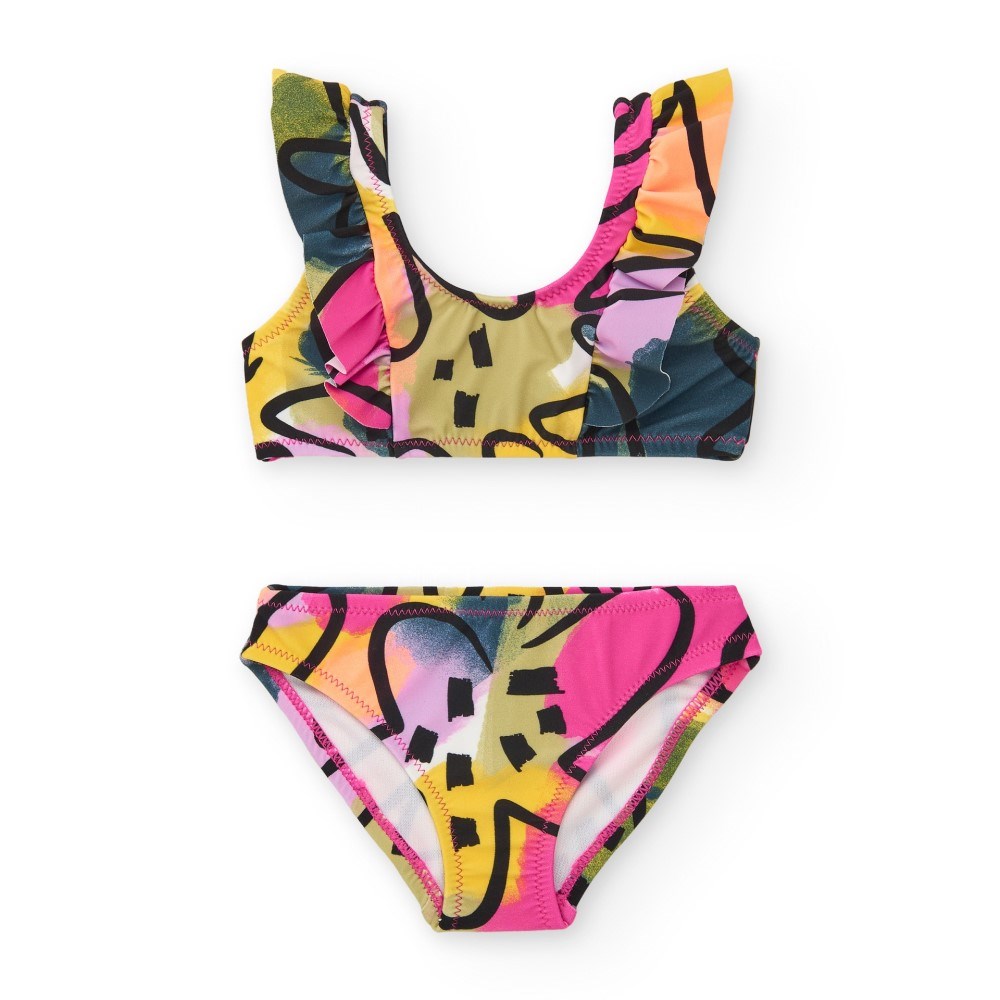 Tuc Tuc Yazlık Kız Bikini Sarı