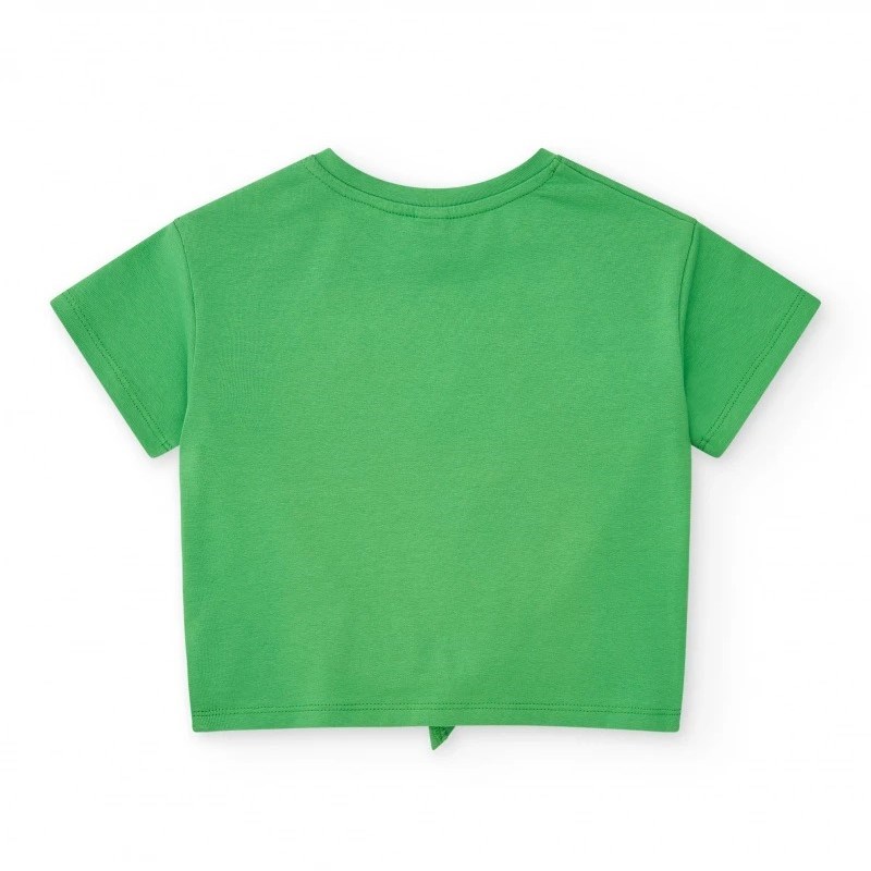 Tuc Tuc Yazlık Kız Kısa Kol T-shirt Yeşil