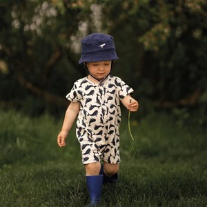 Antebies Organik Bebek Romper Tulum- Balina