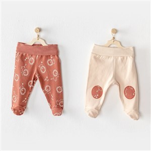 Andywawa Yazlık Erkek Bebek Patikli Pantolon 2'li Set