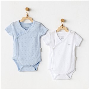 Andywawa Bebek Kısa Kol Zıbın Body 2'li Set