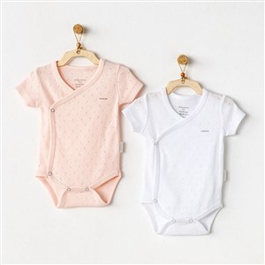 Andywawa Bebek Kısa Kol Zıbın Body 2'li Set