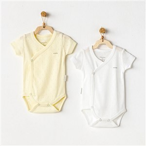 Andywawa Bebek Kısa Kol Zıbın Body 2'li Set