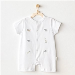 Andywawa Erkek Bebek Yazlık Romper Tulum - Little King