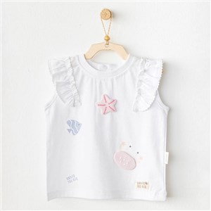 Andywawa Kız Bebek Yazlık Tshirt - Casual