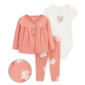 Carter's Kız Bebek Hırkalı 3'lü Set
