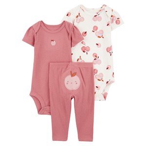 Carter's Layette Kız Bebek Body Pantolon 3'ü Set