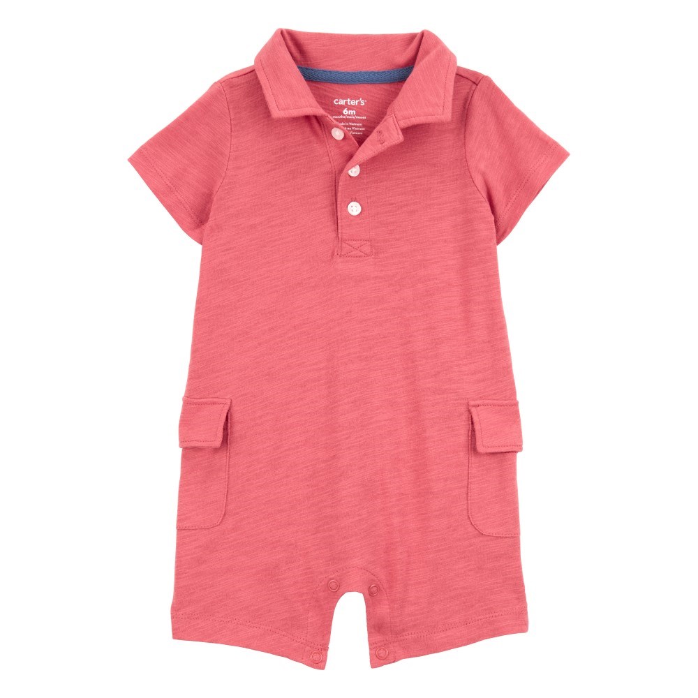 Carter's Erkek Bebek Kısa Tulum Kırmızı