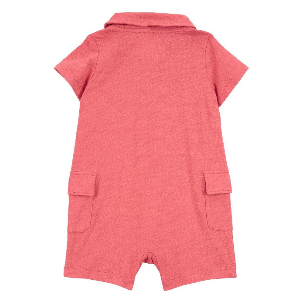 Carter's Erkek Bebek Kısa Tulum Kırmızı
