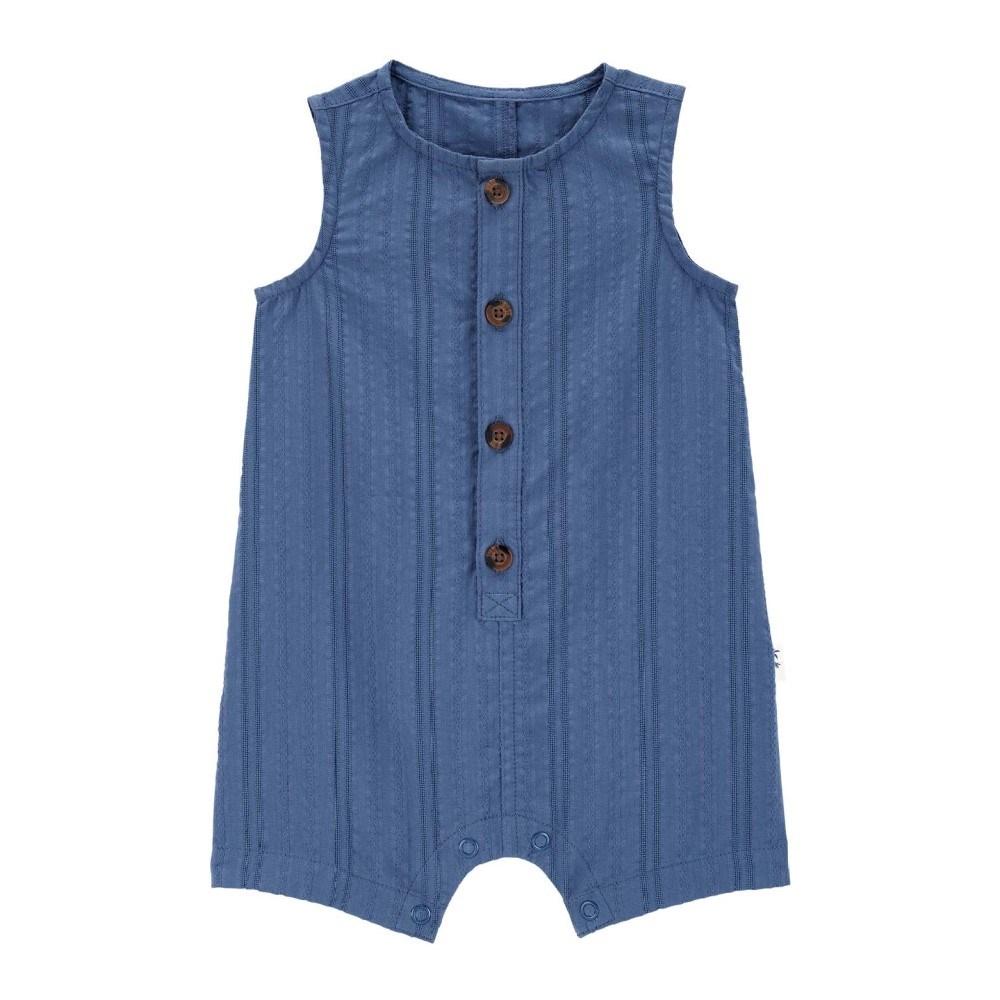 Carter's Erkek Bebek Kısa Tulum Mavi