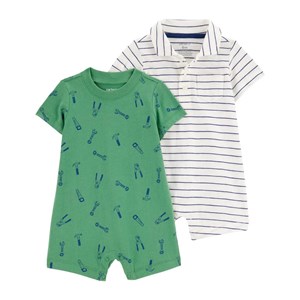 Carter's Erkek Bebek 2'li Romper Tulum