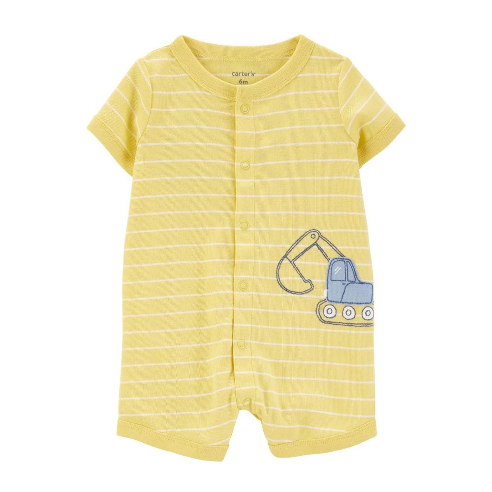 Carter's Erkek Bebek Kısa Tulum Sarı