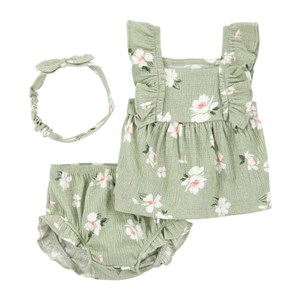 Carter's Kız Bebek Alt Üst Takım 3'lü Set