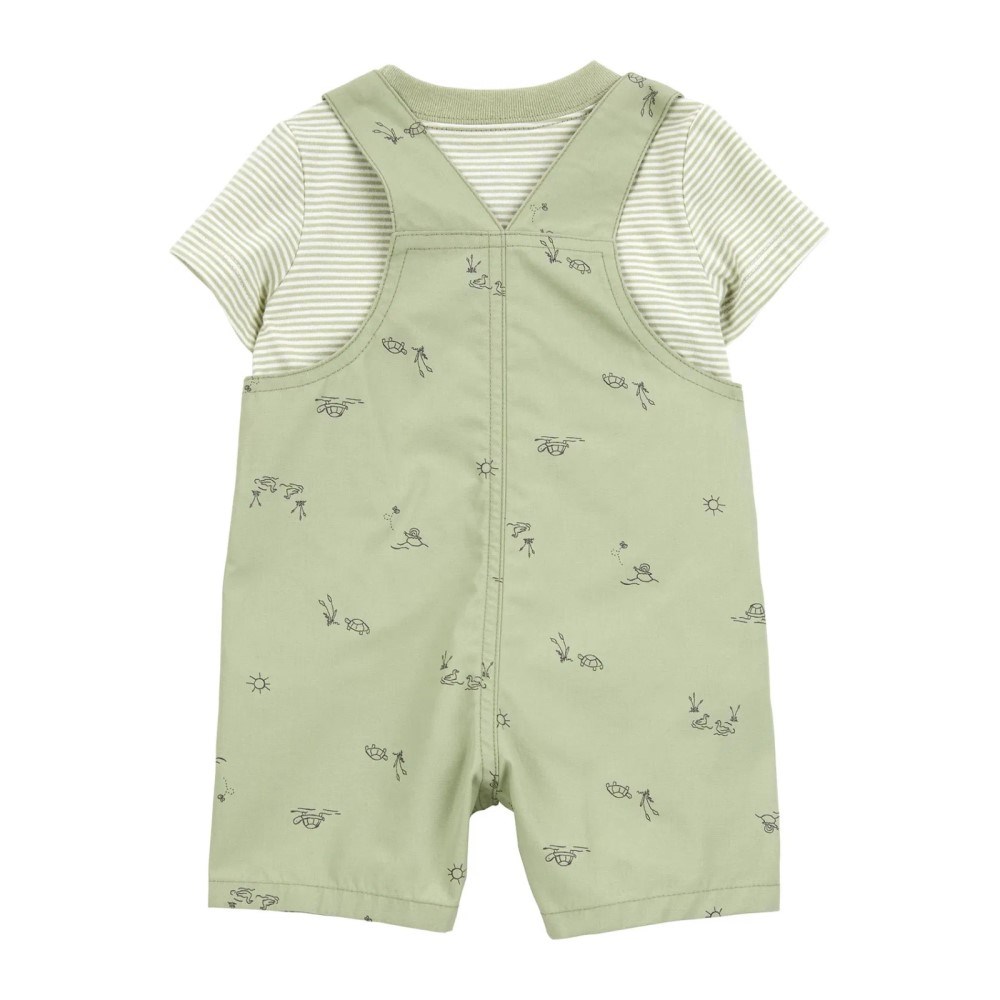 Carter's Erkek Bebek Salopet 2'li Set Yeşil