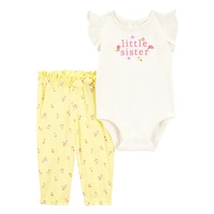 Carter's Kız Bebek Body Pantolon 2'li Set